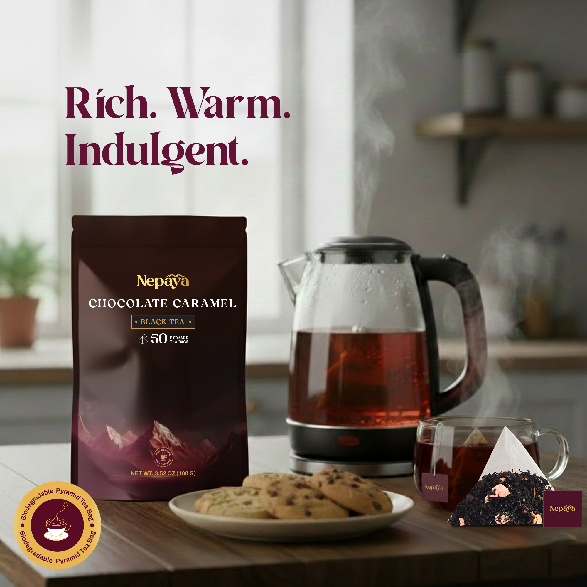 Nepaya Chocolate Caramel Black Tea
