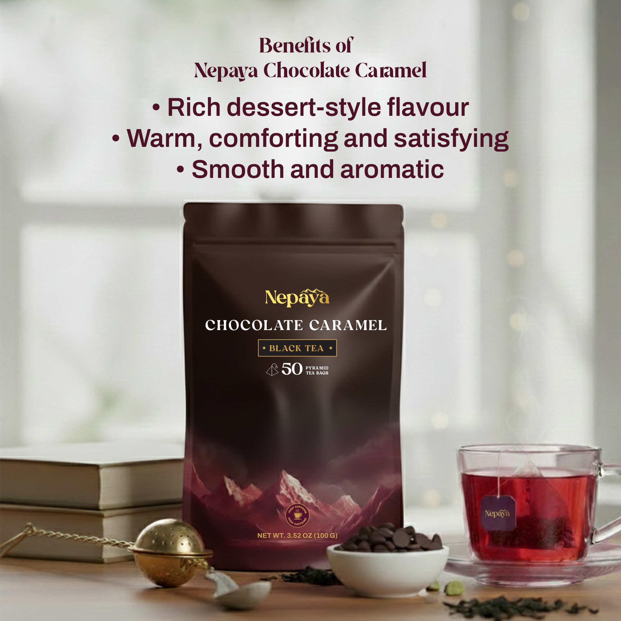 Nepaya Chocolate Caramel Black Tea